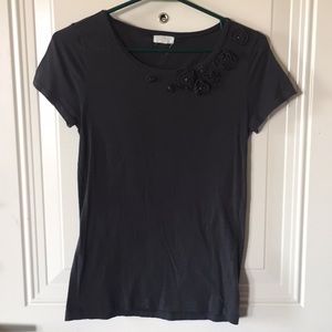 Floral embellished top